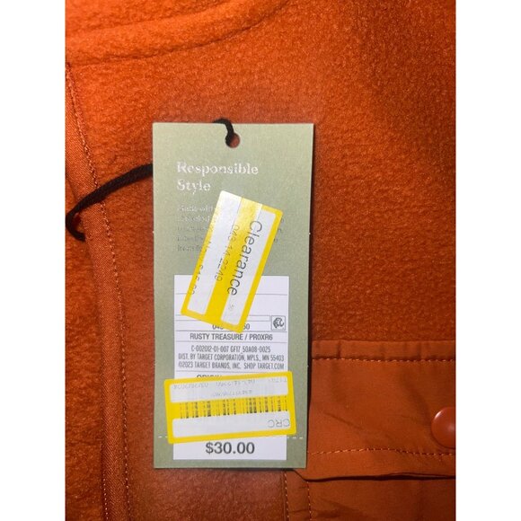 Goodfellow & Co Recycled Polyester Quarter-Zip‎ Fleece Jacket, size M - Picture 7 of 7